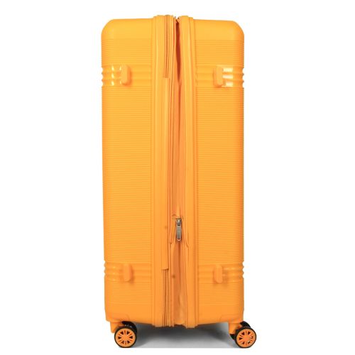 Чемодан большой L полипропилен Snowball 21204 76,5×53×31см 99+18л Желтый