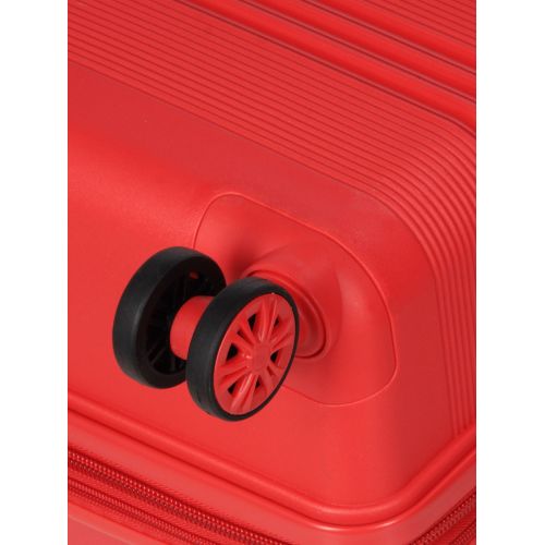 Чемодан большой L полипропилен Snowball 21204 76,5×53×31см 99+18л Красный