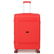 Чемодан большой L полипропилен Snowball 21204 76,5×53×31см 99+18л Красный 