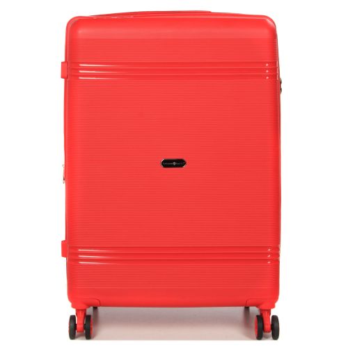 Чемодан большой L полипропилен Snowball 21204 76,5×53×31см 99+18л Красный