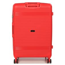 Чемодан большой L полипропилен Snowball 21204 76,5×53×31см 99+18л Красный 