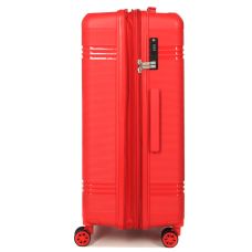 Чемодан большой L полипропилен Snowball 21204 76,5×53×31см 99+18л Красный 