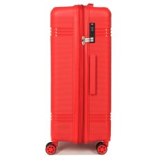 Чемодан большой L полипропилен Snowball 21204 76,5×53×31см 99+18л Красный 