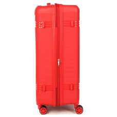 Чемодан большой L полипропилен Snowball 21204 76,5×53×31см 99+18л Красный 