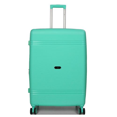 Чемодан большой L полипропилен Snowball 21204 76,5×53×31см 99+18л Мятный