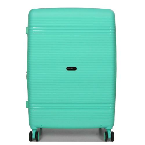 Чемодан большой L полипропилен Snowball 21204 76,5×53×31см 99+18л Мятный