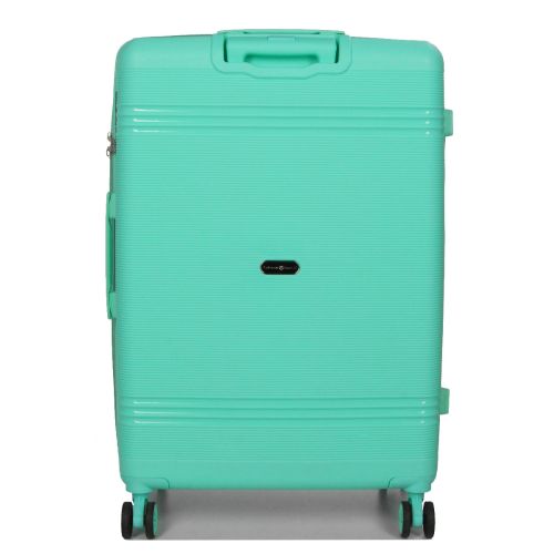 Чемодан большой L полипропилен Snowball 21204 76,5×53×31см 99+18л Мятный