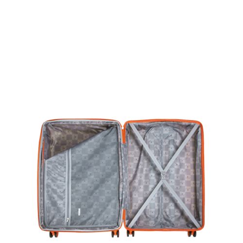 Чемодан большой L полипропилен Snowball 21204 76,5×53×31см 99+18л Оранжевый