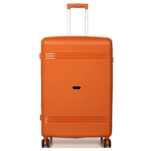 Чемодан большой L полипропилен Snowball 21204 76,5×53×31см 99+18л Оранжевый