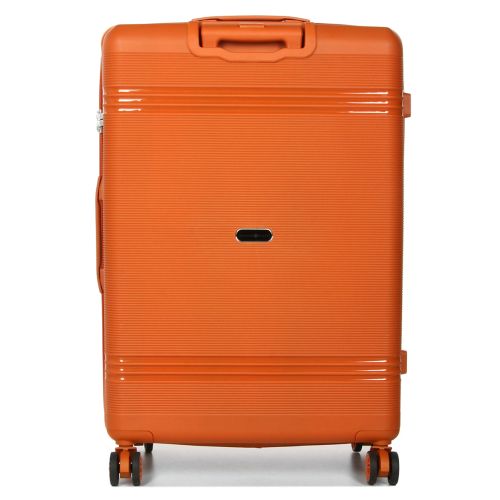 Чемодан большой L полипропилен Snowball 21204 76,5×53×31см 99+18л Оранжевый