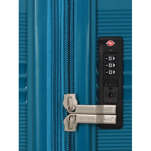 Чемодан большой L полипропилен Snowball 21204 76,5×53×31см 99+18л Синий