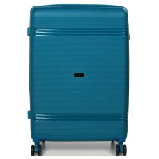 Чемодан большой L полипропилен Snowball 21204 76,5×53×31см 99+18л Синий 