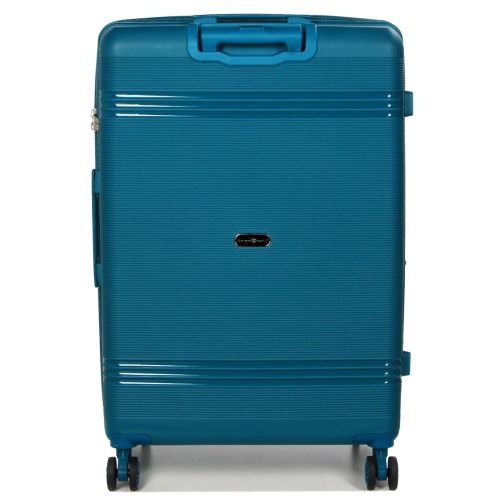 Чемодан большой L полипропилен Snowball 21204 76,5×53×31см 99+18л Синий