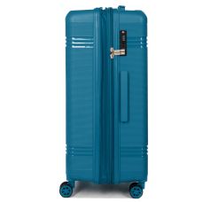 Чемодан большой L полипропилен Snowball 21204 76,5×53×31см 99+18л Синий 