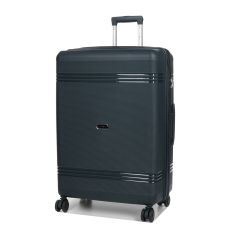 Чемодан большой L полипропилен Snowball 21204 76,5×53×31см 99+18л Темно-зеленый