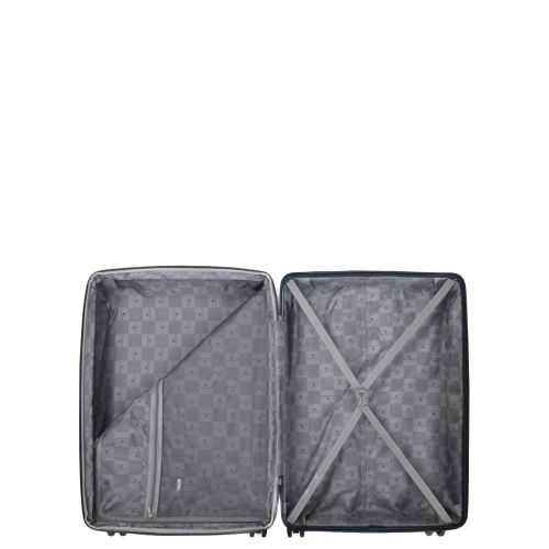 Чемодан большой L полипропилен Snowball 21204 76,5×53×31см 99+18л Темно-зеленый