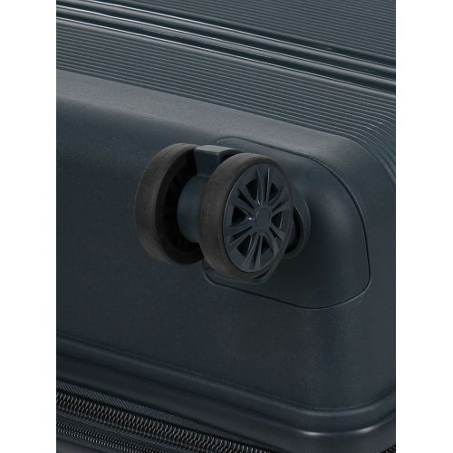 Чемодан большой L полипропилен Snowball 21204 76,5×53×31см 99+18л Темно-зеленый