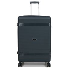 Чемодан большой L полипропилен Snowball 21204 76,5×53×31см 99+18л Темно-зеленый