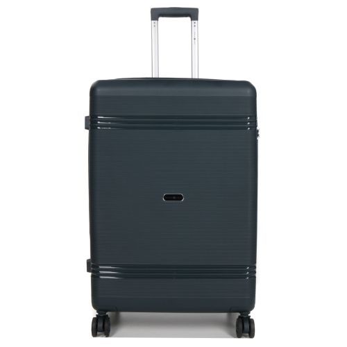 Чемодан большой L полипропилен Snowball 21204 76,5×53×31см 99+18л Темно-зеленый