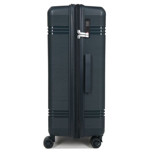 Чемодан большой L полипропилен Snowball 21204 76,5×53×31см 99+18л Темно-зеленый