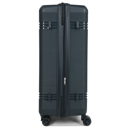 Чемодан большой L полипропилен Snowball 21204 76,5×53×31см 99+18л Темно-зеленый