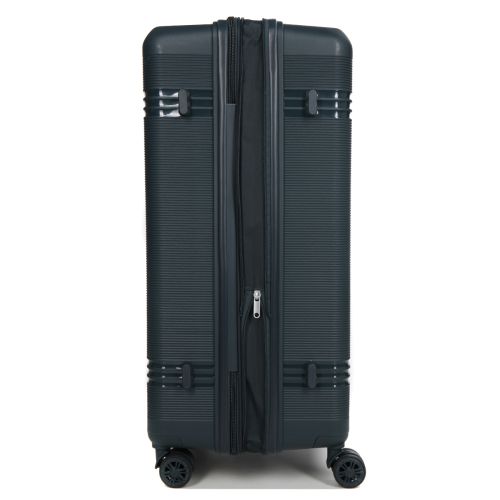 Чемодан большой L полипропилен Snowball 21204 76,5×53×31см 99+18л Темно-зеленый