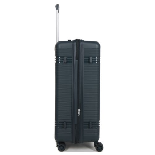 Чемодан большой L полипропилен Snowball 21204 76,5×53×31см 99+18л Темно-зеленый