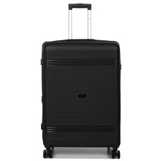 Чемодан большой L полипропилен Snowball 21204 76,5×53×31см 99+18л Черный 