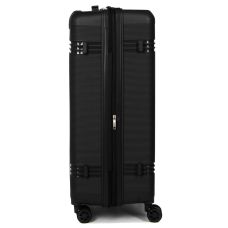 Чемодан большой L полипропилен Snowball 21204 76,5×53×31см 99+18л Черный 