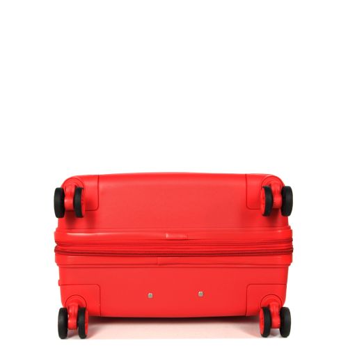 Чемодан средний M полипропилен Snowball 21204 67×47×27см 66+13л Красный