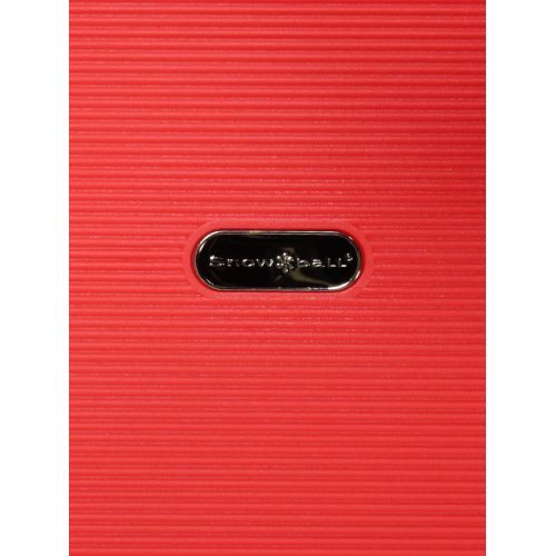 Чемодан средний M полипропилен Snowball 21204 67×47×27см 66+13л Красный