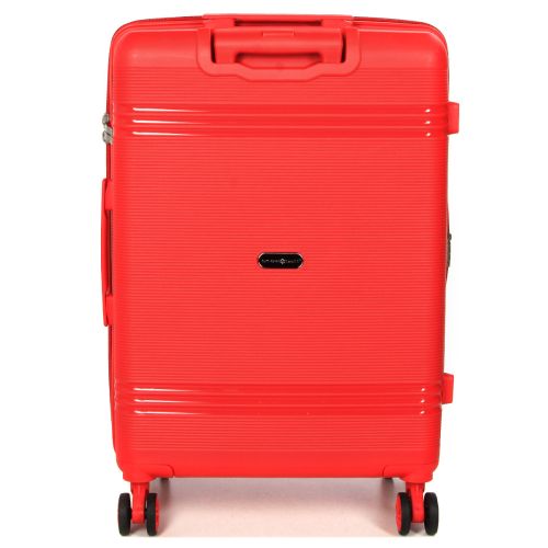 Чемодан средний M полипропилен Snowball 21204 67×47×27см 66+13л Красный