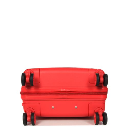 Чемодан маленький S полипропилен Snowball 21204 57×41×22см 36л Красный