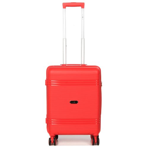 Чемодан маленький S полипропилен Snowball 21204 57×41×22см 36л Красный