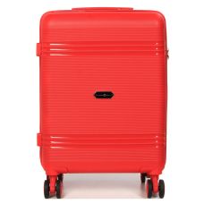 Чемодан маленький S полипропилен Snowball 21204 57×41×22см 36л Красный