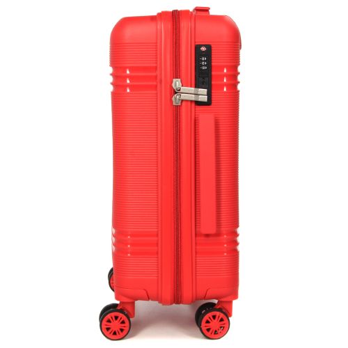 Чемодан маленький S полипропилен Snowball 21204 57×41×22см 36л Красный