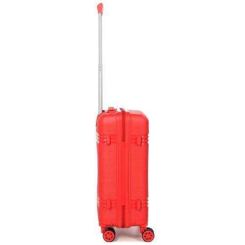 Чемодан маленький S полипропилен Snowball 21204 57×41×22см 36л Красный