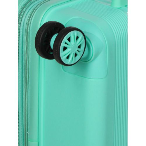 Чемодан средний M полипропилен Snowball 21204 67×47×27см 66+13л Мятный