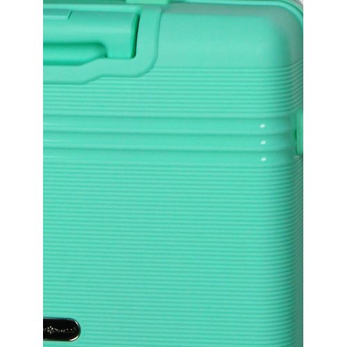 Чемодан средний M полипропилен Snowball 21204 67×47×27см 66+13л Мятный