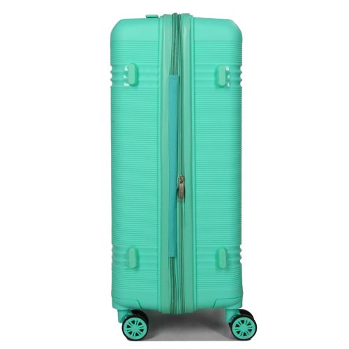 Чемодан средний M полипропилен Snowball 21204 67×47×27см 66+13л Мятный