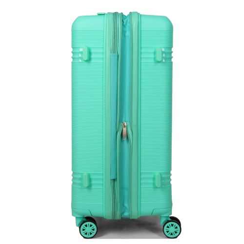 Чемодан средний M полипропилен Snowball 21204 67×47×27см 66+13л Мятный