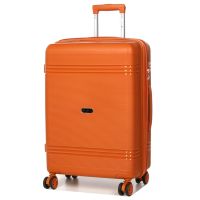 Чемодан средний M полипропилен Snowball 21204 67×47×27см 66+13л Оранжевый