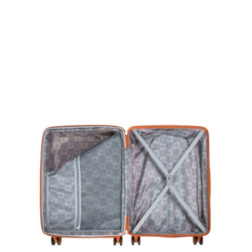 Чемодан средний M полипропилен Snowball 21204 67×47×27см 66+13л Оранжевый