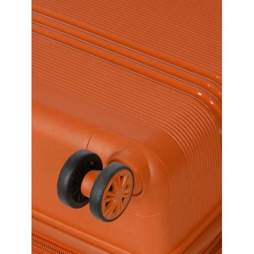 Чемодан средний M полипропилен Snowball 21204 67×47×27см 66+13л Оранжевый