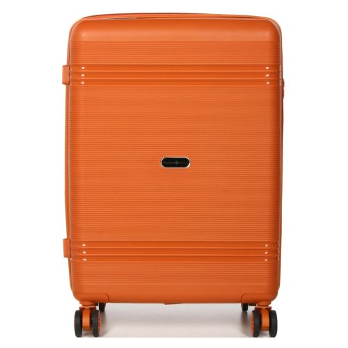 Чемодан средний M полипропилен Snowball 21204 67×47×27см 66+13л Оранжевый