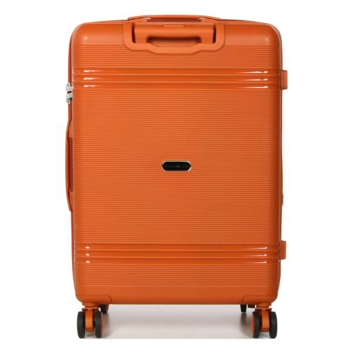 Чемодан средний M полипропилен Snowball 21204 67×47×27см 66+13л Оранжевый