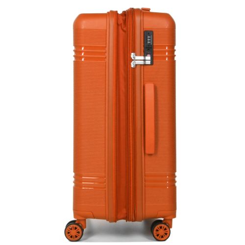 Чемодан средний M полипропилен Snowball 21204 67×47×27см 66+13л Оранжевый