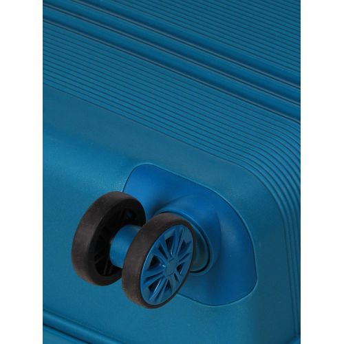 Чемодан средний M полипропилен Snowball 21204 67×47×27см 66+13л Синий