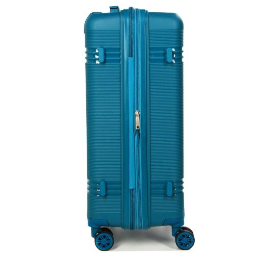 Чемодан средний M полипропилен Snowball 21204 67×47×27см 66+13л Синий