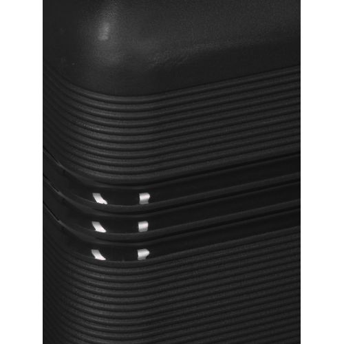 Чемодан средний M полипропилен Snowball 21204 67×47×27см 66+13л Черный